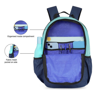 United Colors Of Benetton Inferno Laptop Backpack Pista Green Navy