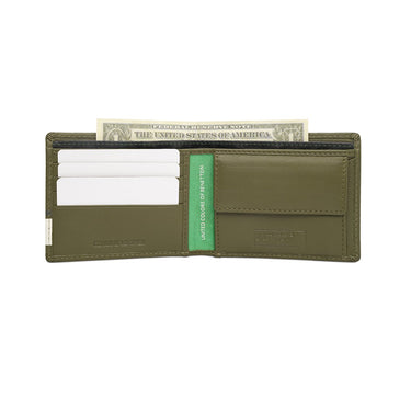 United Colors Of Benetton Jecna Men S Global Coin Wallet Olive