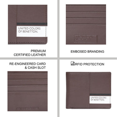 Tommy Hilfiger Jecna Mens Slimfold Wallet Brown