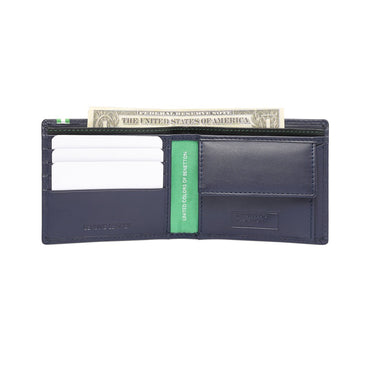 United Colors Of Benetton Ceska Mens Global Coin Wallet Navy