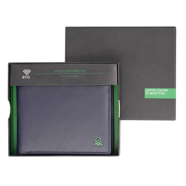 United Colors Of Benetton Ceska Mens Global Coin Wallet Navy