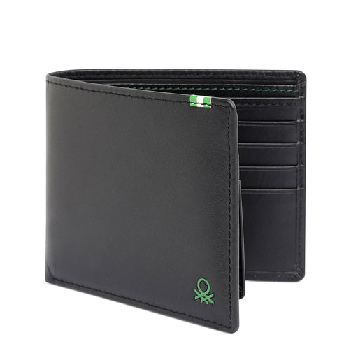 United Colors Of Benetton Ceska Mens Passcase Wallet Black