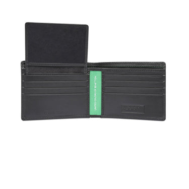 United Colors Of Benetton Ceska Mens Passcase Wallet Black