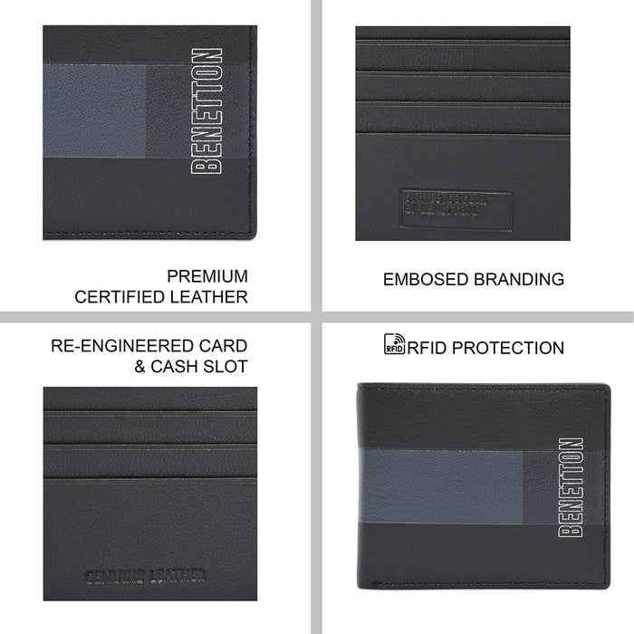 Tommy Hilfiger Neruda Mens Passcase Wallet Black