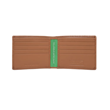 United Colors Of Benetton Valtr Mens Slimfold Wallet Tan