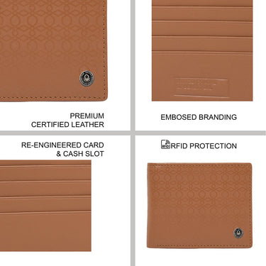 United Colors Of Benetton Valtr Mens Slimfold Wallet Tan