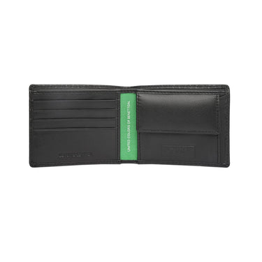 United Colors Of Benetton Valtr Men S Global Coin Wallet Black