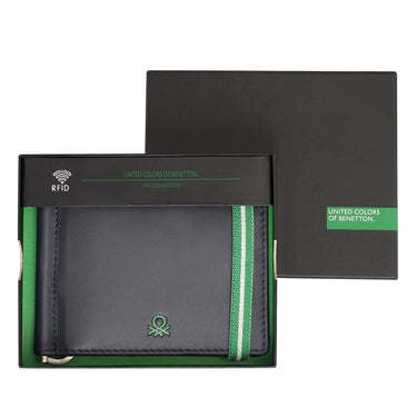 United Colors Of Benetton Lesna Mens Moneyclip Navy
