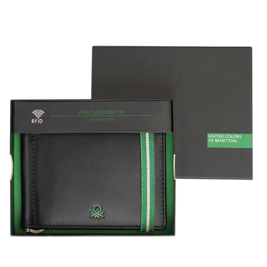 United Colors Of Benetton Lesna Mens Moneyclip Black