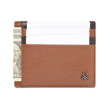 United Colors Of Benetton Tinto Mens Card Holder Tan