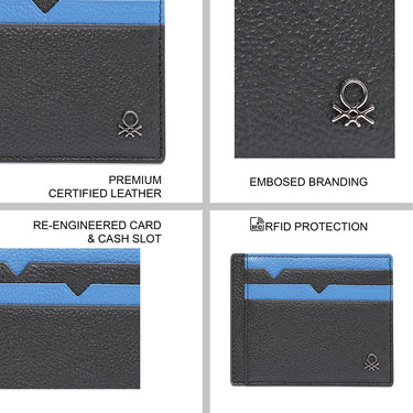 United Colors Of Benetton Tinto Mens Card Holder Navy