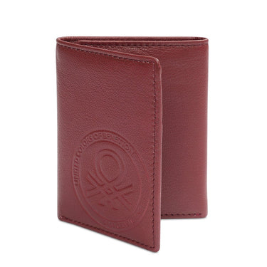 United Colors Of Benetton Mesto Mens Trifold Wine