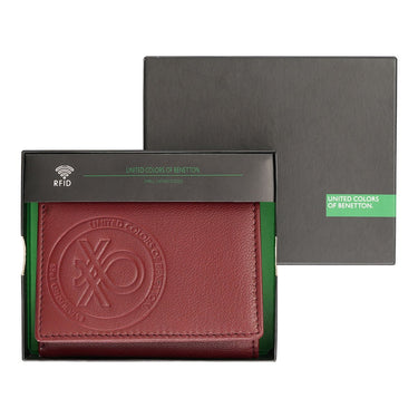 United Colors Of Benetton Mesto Mens Trifold Wine