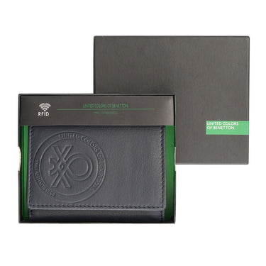 United Colors Of Benetton Mesto Mens Trifold Navy