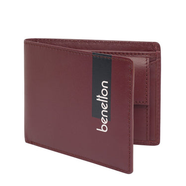 United Colors Of Benetton Benzo Men S Global Coin Wallet Wine