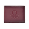 United Colors Of Benetton Chane Men S Passcase Wallet Wine