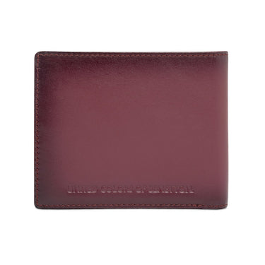 United Colors Of Benetton Chane Men S Passcase Wallet Wine