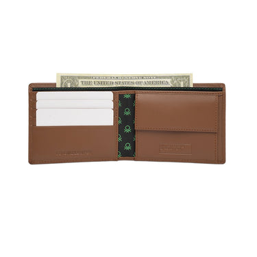 United Colors Of Benetton Chane Men S Global Coin Wallet Tan