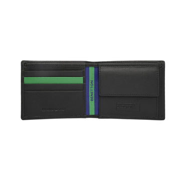 United Colors Of Benetton Jemnice Men S Global Coin Wallet Black