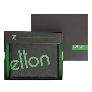 United Colors Of Benetton Jemnice Men S Global Coin Wallet Black