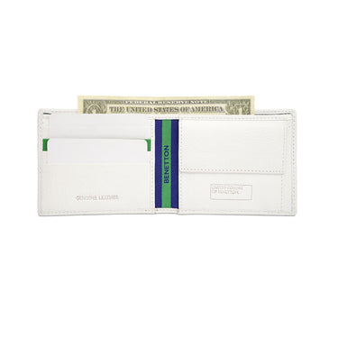 United Colors Of Benetton Jemnice Men S Global Coin Wallet White