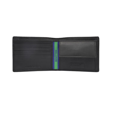 United Colors Of Benetton Bates Men's Global Coin Wallet Black