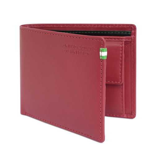 United Colors Of Benetton Dobrany Mens Global Coin Wallet Wine