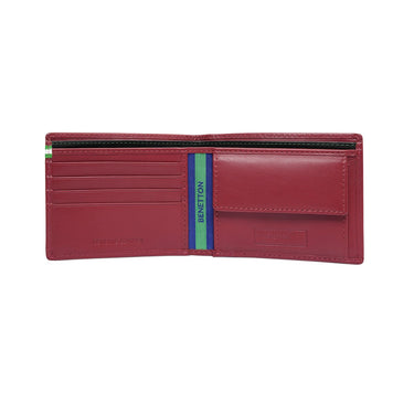 United Colors Of Benetton Dobrany Mens Global Coin Wallet Wine