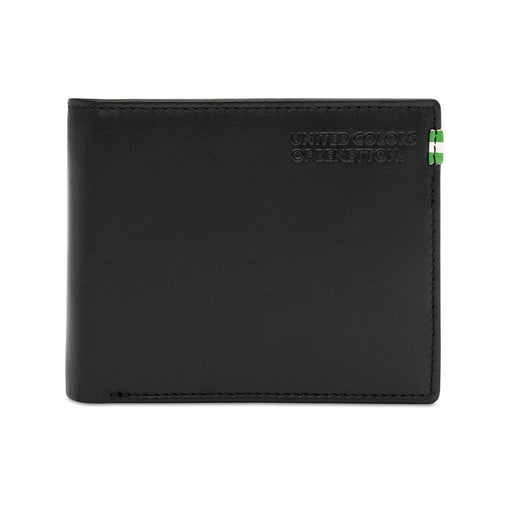 United Colors Of Benetton Dobrany Mens Multicard Coin Wallet Black