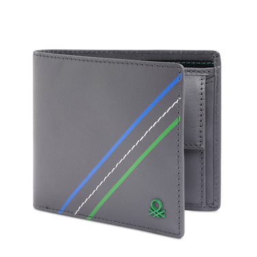 Tommy Hilfiger Habry Mens Global Coin Wallet Grey