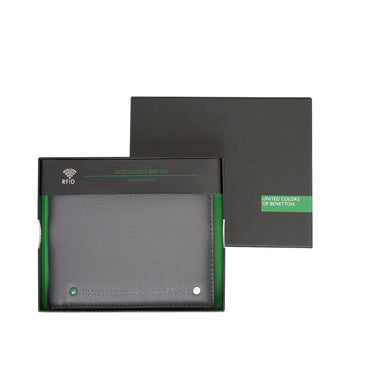 United Colors Of Benetton Tereza Mens Passcase Wallet Grey