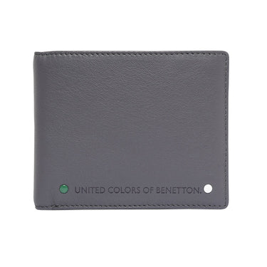 United Colors Of Benetton Tereza Mens Passcase Wallet Grey
