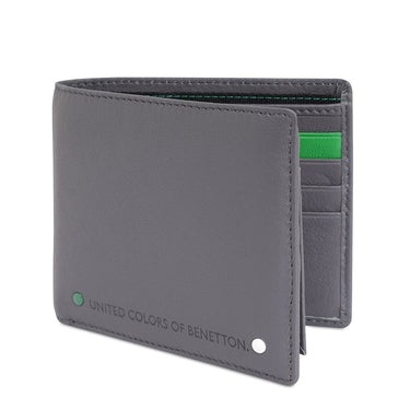 United Colors Of Benetton Tereza Mens Passcase Wallet Grey