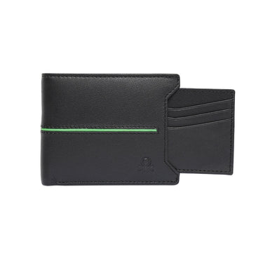 United Colors Of Benetton Eliska Mens Slimfold Wallet Black