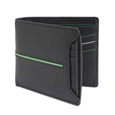 United Colors Of Benetton Eliska Mens Slimfold Wallet Black