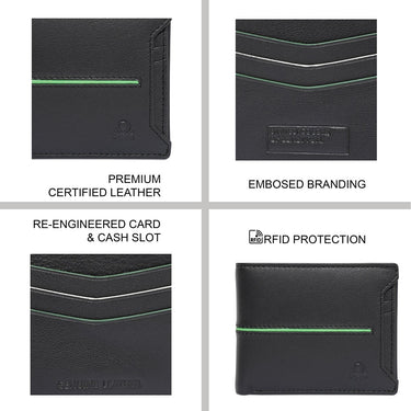 United Colors Of Benetton Eliska Mens Slimfold Wallet Black