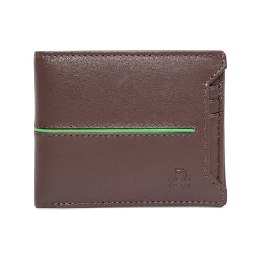 United Colors Of Benetton Eliska Mens Slimfold Wallet Brown