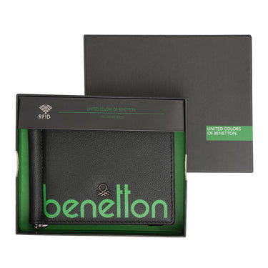 United Colors Of Benetton Hronov Men S Moneyclip Black