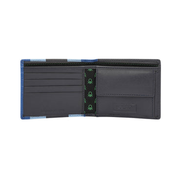 United Colors Of Benetton Beak Mens Global Coin Wallet Blue