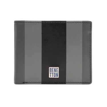 United Colors Of Benetton Beak Mens Slimfold Wallet Black