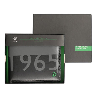 United Colors Of Benetton Alectoria Mens Passcase Wallet Black