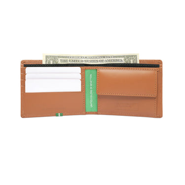 United Colors of Benetton Eadie Men's Global Coin Wallet Tan