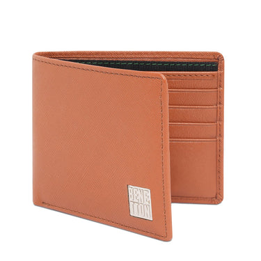 United Colors Of Benetton Shetland Mens Slimfold Wallet Tan
