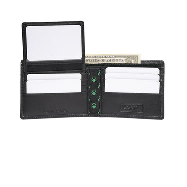 United Colors Of Benetton Shetland Mens Passcase Wallet Black