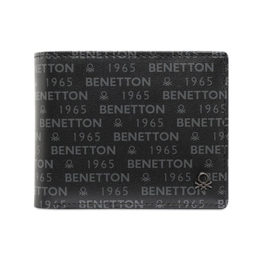 United Colors Of Benetton Berkner Mens Global Coin Wallet Black