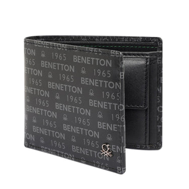 United Colors Of Benetton Berkner Mens Global Coin Wallet Black