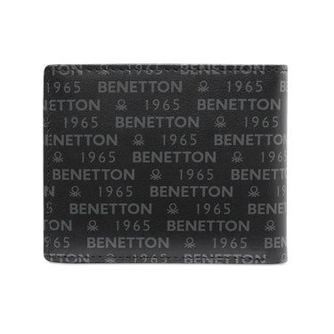 United Colors Of Benetton Berkner Mens Global Coin Wallet Black