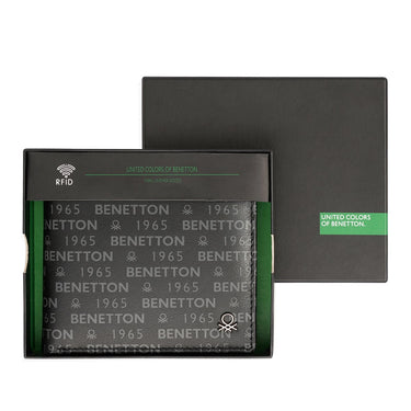 United Colors Of Benetton Berkner Mens Global Coin Wallet Black