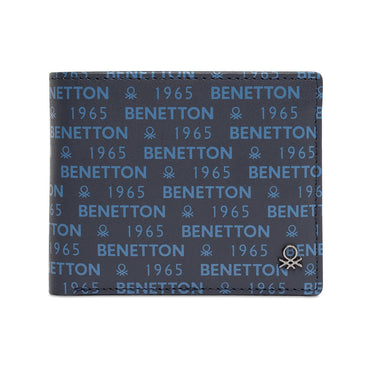 United Colors Of Benetton Berkner Mens Passcase Wallet Navy