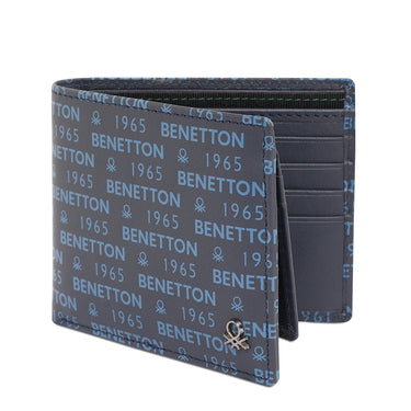 United Colors Of Benetton Berkner Mens Passcase Wallet Navy